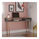 Ver imagem 2 de Mesa Para Computador Escrivaninha Multi Cinza Caemmun