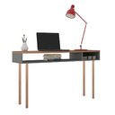 Ver imagem 4 de Mesa Para Computador Escrivaninha Multi Cinza Caemmun
