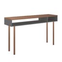 Ver imagem 3 de Mesa Para Computador Escrivaninha Multi Cinza Caemmun