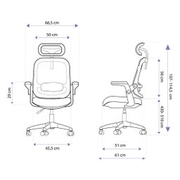 Cadeira de Escritorio Elements Astra - 6