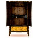 Ver imagem 2 de Tesouro Oriental em Seu Lar: Armário Chinês Laqueado com Detalhes Dourados - Uma Obra de Arte