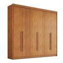 Ver imagem 3 de Guarda Roupa Casal 6 Portas 6 Gavetas 100% MDF Santiago Cinamomo Marrom