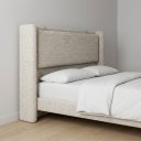 Ver imagem 3 de Cabeceira Estofada para Quarto de Casal 188cm Boucle Queen com Design Sofisticado