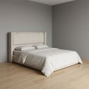 Ver imagem 2 de Cabeceira Estofada para Quarto de Casal 188cm Boucle Queen com Design Sofisticado