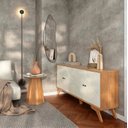 Ver imagem 2 de Tb297 - Balcão Mosaico 178x180x35 C/ 4 Portas (freijo Off White) Moveis Dalla Costa Ltda