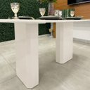 Ver imagem 3 de Mesa de Jantar Orgânica Cora 180x100 cm Base Duplo