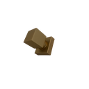 Ver imagem 5 de Kit 2 Acabamento Quadrado Registro Dourado Fosco Metal Padrão Deca