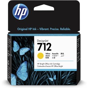 Cartucho Hp 712 3ed69a Amarelo