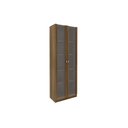 Ver imagem 2 de Cristaleira Sala CR6003 2PORTAS de Vidro Nogal Tecnomobili