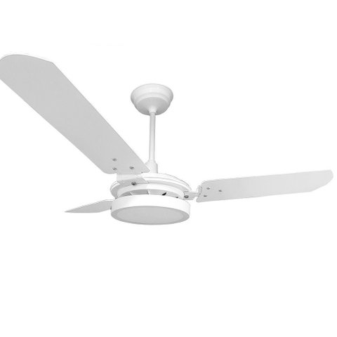 Ventilador de Teto Valen Led 18w Branco Pás Brancas Ventex