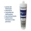 Ver imagem 3 de Selante Pu 40 Profissional Branco 400g - Argacon