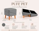 Ver imagem 3 de Puff Rampa Pet para Cães e Gatos Bouclé