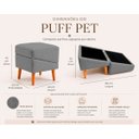 Ver imagem 3 de Puff Rampa Pet para Cães e Gatos Bouclé