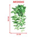 Ver imagem 3 de Planta Artificial Cultivo Jiboia Exótica Ornamental 9 Galhos
