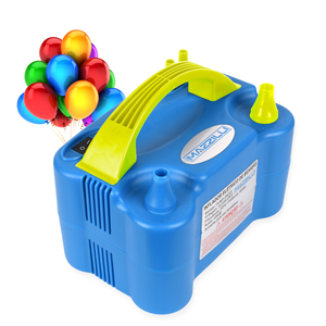Inflador Compressor Balão Bexiga 2 Bico Festa Aniversário:Azul220v