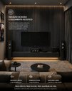 Ver mais imagens de Painel Ripado Acústico Barra 2,85m Ebano Graddus
