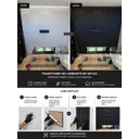 Ver imagem 7 de Painel Ripado Acústico 2,85m Marrom/Ebano Graddus