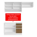 Ver imagem 6 de Armário de Cozinha Compacta 200cm Branco/Rustic Glamy Madesa 08