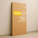 Ver mais imagens de Espelheira 150x40 E13 Couro Simples Preto Sup Par Led Amarelo Bivolt