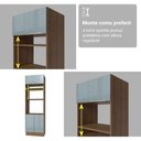 Ver imagem 7 de Torre Quente 70 cm 3 Portas Rustic/Cinza Lux Madesa