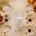 Ver imagem 5 de 24 Leiteiras com Bico Soho Pequenas 290ml Cristal Ecológico L'Hermitage Molheiras Restaurantes