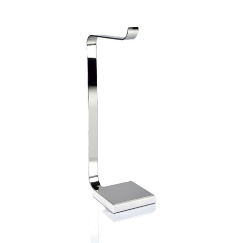 Papeleira de Chão Soho Ba0500.232 Cromado e Branco Zen Design