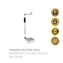 Ver imagem 2 de Papeleira de Chão Soho Ba0500.232 Cromado e Branco Zen Design