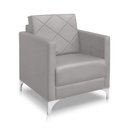 Ver imagem 3 de Poltrona Helena Decorativa Clinica e Recepção:cinza