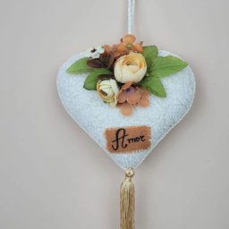 Coração Perfumado Pendente Amor Laranja 29x19 - 1