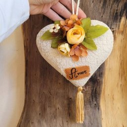 Coração Perfumado Pendente Amor Laranja 29x19 - 4
