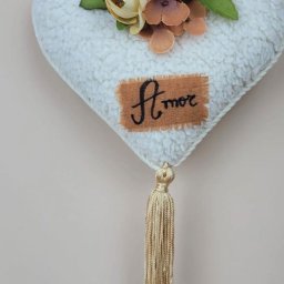 Coração Perfumado Pendente Amor Laranja 29x19 - 3