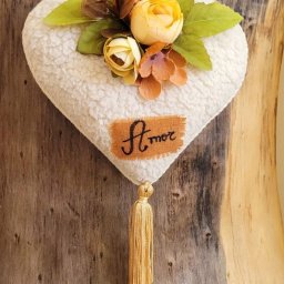 Coração Perfumado Pendente Amor Laranja 29x19 - 5