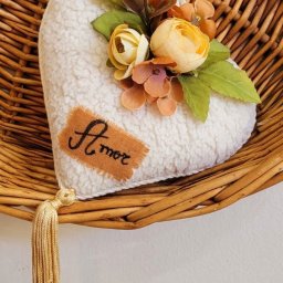 Coração Perfumado Pendente Amor Laranja 29x19 - 6
