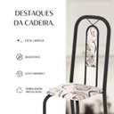 Ver mais imagens de Cadeiras para Sala de Jantar 4 Unidades Lívia Preto/Arabesco