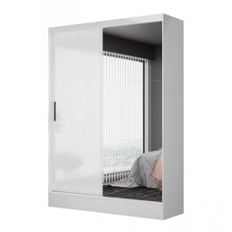 Guarda-roupa Belem Plus 2 Portas de Correr 2 Gavetas com Espelho - 1
