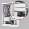 Guarda-roupa Belem Plus 2 Portas de Correr 2 Gavetas com Espelho - 6