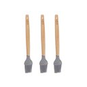 Ver imagem 1 de Kit 3 Pincéis Culinário Bambu 24cm Utensílios