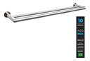 Ver imagem 2 de Toalheiro Duplo 60 cm Inox - Kromus ME0211