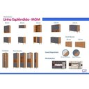 Ver imagem 6 de Cristaleira Esplêndida LED Reflecta 2 Portas 6 Prateleiras MDF com Iluminação Titanium MGM