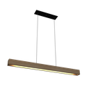 Ver imagem 2 de Pendente para Sala de Jantar Industrial Retangular Linear 130cm Moderno