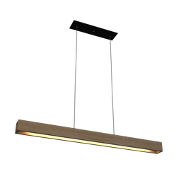 Pendente para Sala de Jantar Industrial Retangular Linear 130cm Moderno - 2