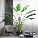 Ver imagem 1 de Ravenala Artificial Grande Bananeira Realista para Decoração com 2.00m.