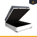 Ver imagem 3 de Cama Box com Baú Casal + Colchão D33 Ortobom Iso 100 138cm