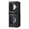 Lava e Seca Wash Tower LG 17KG Aço Escovado Preto 220V WK17BS6A - 4