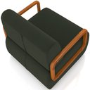 Ver imagem 7 de Poltrona Decorativa Orgânica Bruxelas K01 Veludo Verde - Lyam Decor