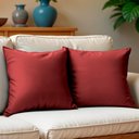 Ver imagem 1 de Kit 2 Capas de Almofadas Velusoft Vermelho 45x45cm cama inbox