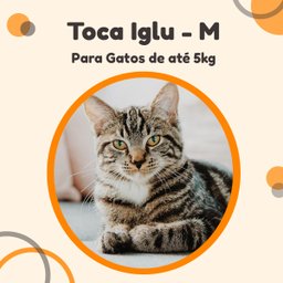 Cama Iglu e Toca Para Gato Luppet Com Arranhador Preto Gatinho - M - 2