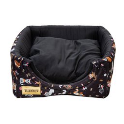 Cama Iglu e Toca Para Gato Luppet Com Arranhador Preto Gatinho - M - 6