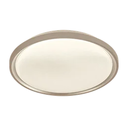 Plafon Redondo 50cm 120w Led Multitemperatura Bivolt Metal Dourado e Acrílico - 1