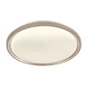 Plafon Redondo 50cm 120w Led Multitemperatura Bivolt Metal Dourado e Acrílico - 1